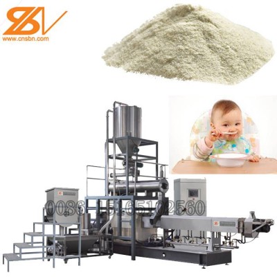 Double Extruded Breakfast Baby Infant Grain Instant Cereal Nutritional Powder Food Making Machine Equipment Production Line