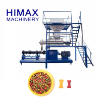 High Efficiency Factory Price Double Screw Extruder pet food processing line  dry pet food equipment