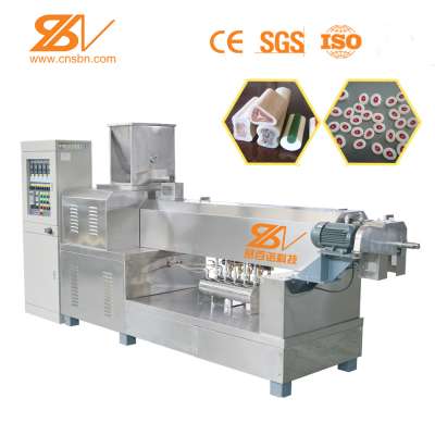 Pet dog food treats chews processing line making machine