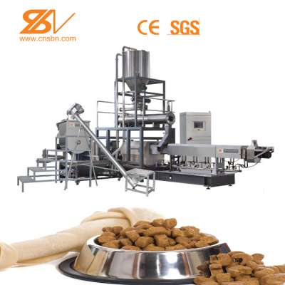 CE Certificate Double-screw Screw Design Wet/Dry Dog Pet food machine