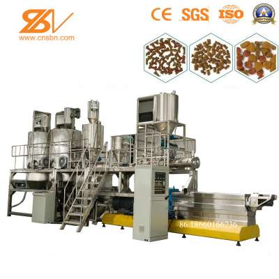 Factory Price Poultry Animal Feed Manufacturing SLG95 1Ton/h double screw extruder pet food