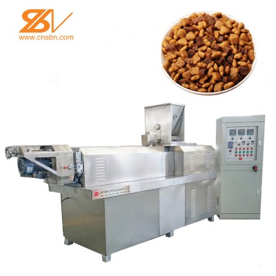 Pet dog food feed extruder making machinery