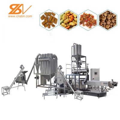 Chinese factory direct supply dog food making machine/pet food extruder supplier