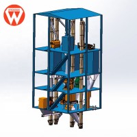 Factory Supply 5t/h animal feed processing plant chicken feed pellet making line