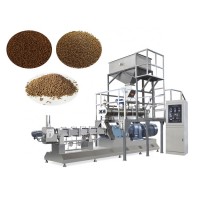 Industrial Fish Feed Production Line Fish Food Extruder Machine For Sales