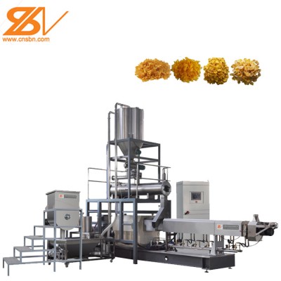 Standard export wooden case packing Bulking making Machine Frosted corn flakes processing line