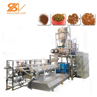 Automatic Aquaculture Floating fish food processing making machine line