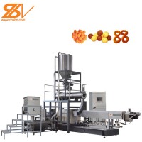 CE Certificate Automatic Industrial Extruded Corn Puff Snack Food Making Machine