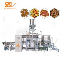 Pet dog food extruder processing machine line