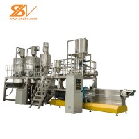 Automatic pet food extruder machine fish processing line