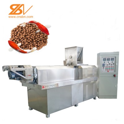 Floating fish feed extruder processing machine factory