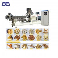 Automatic Jam Centre filling crispy corn puffs Snacks Production Line