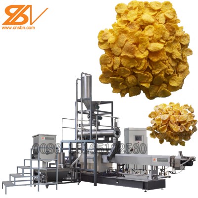 Crispy fried cornflakes maker machine plant