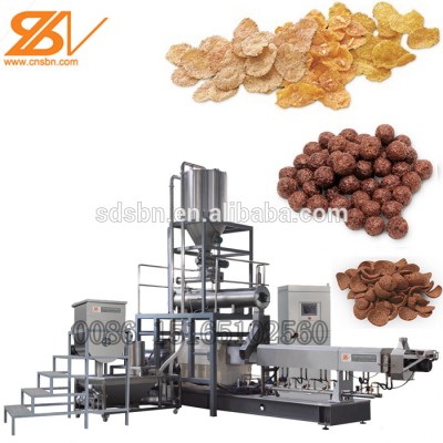 Industrial automatic breakfast corn flakes making machine for sale