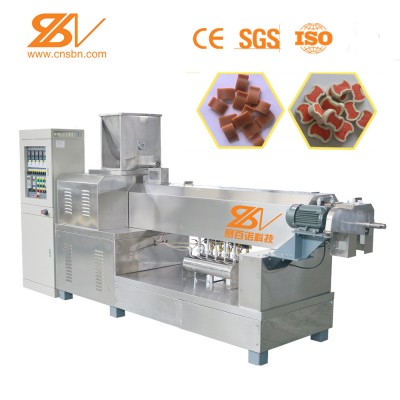 New Type Chewing pet food production line /Double color dog chews production machines