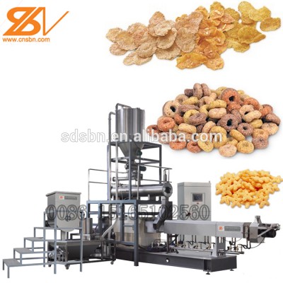 sugar coated corn flakes making machine production line