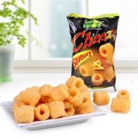 China Newest Twin Screw Puffed Corn Curl Puff Snack Food Extruder