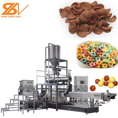 150kg/h Automatic Choco Breakfast Cereals Making Machine