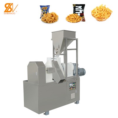 Hot Selling Full Automatic Kurkure Making Machine Plant Processing line Corn Snacks Food Making Machine Pictures