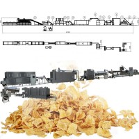 2020 Industrial Corn Flakes Making Machine Corn Flakes Production Line With CE Certification