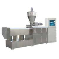 Stainless Steel Twin Screw  Extruder Corn Puff Snack Fodd  Pet Food Extruder