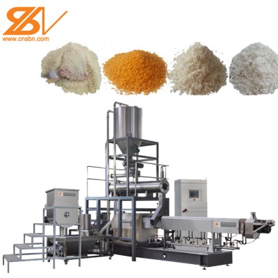 Twin screw extruder panko machine line for breadcrumbs production