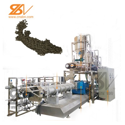 Floating fish feed extruder processing machine