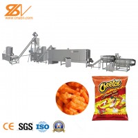 Automatic Fried Corn  Nik Naks Production Line Corn Puff Snacks Food Extruder Machine