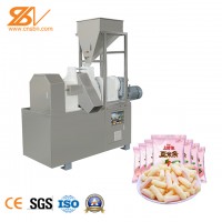 Full Automatic Corn Snacks Food Extruded Fried Corn Curls Cheetos Chips Production Line